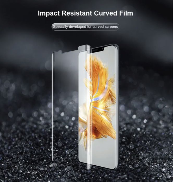 Folie sticla curbata 5D FULL GLUE pt. Huawei Mate 50 Pro / P60 Pro