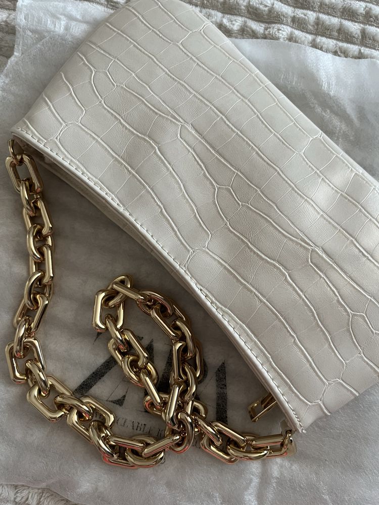Чанта Zara със златна верижка