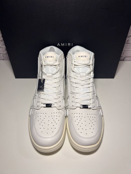 Amiri Skel Panelled High-Top Lace-up Sneakers | marimea 44 + cadou