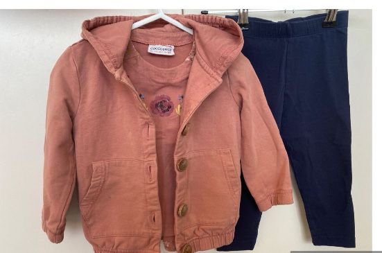 Лот дрехи за момиче 80 см 1 година