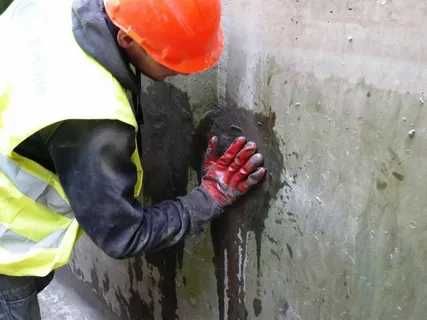 Гидроизоляция отверстия от демонтажа опалубки