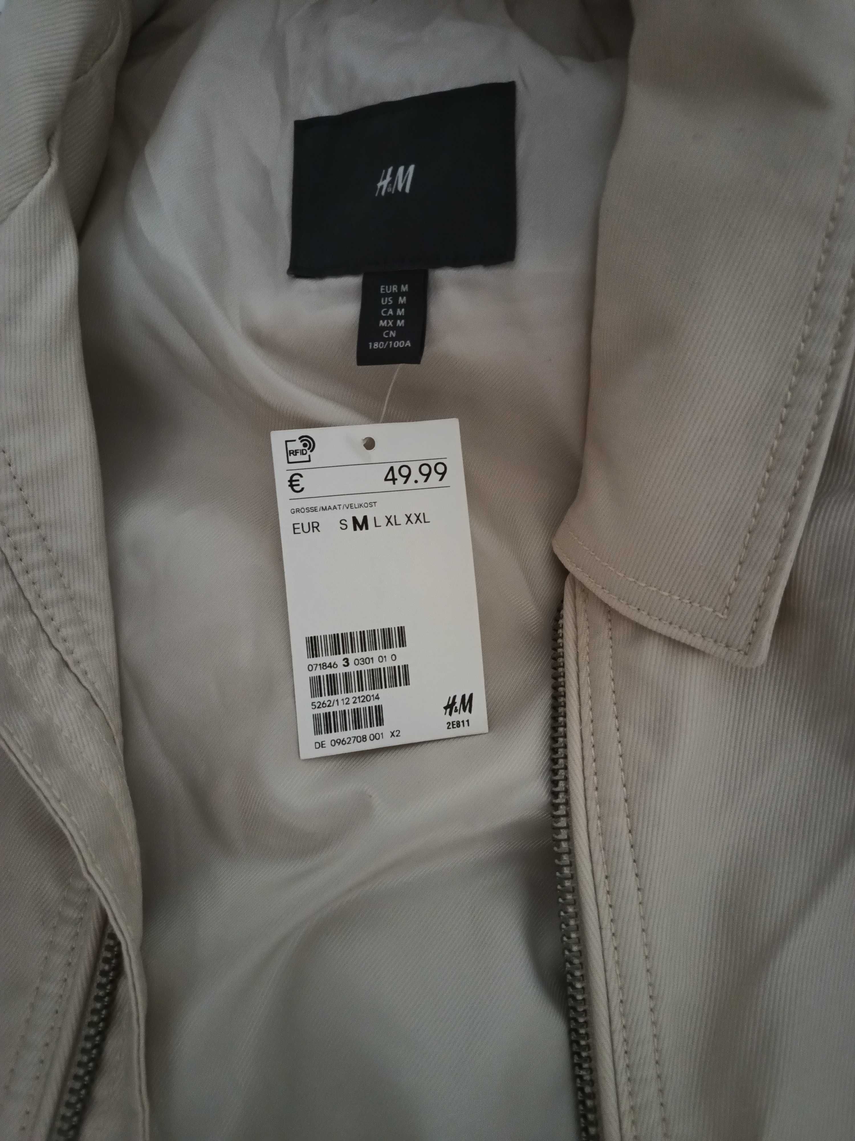Jacheta H&M crem mărime M noua