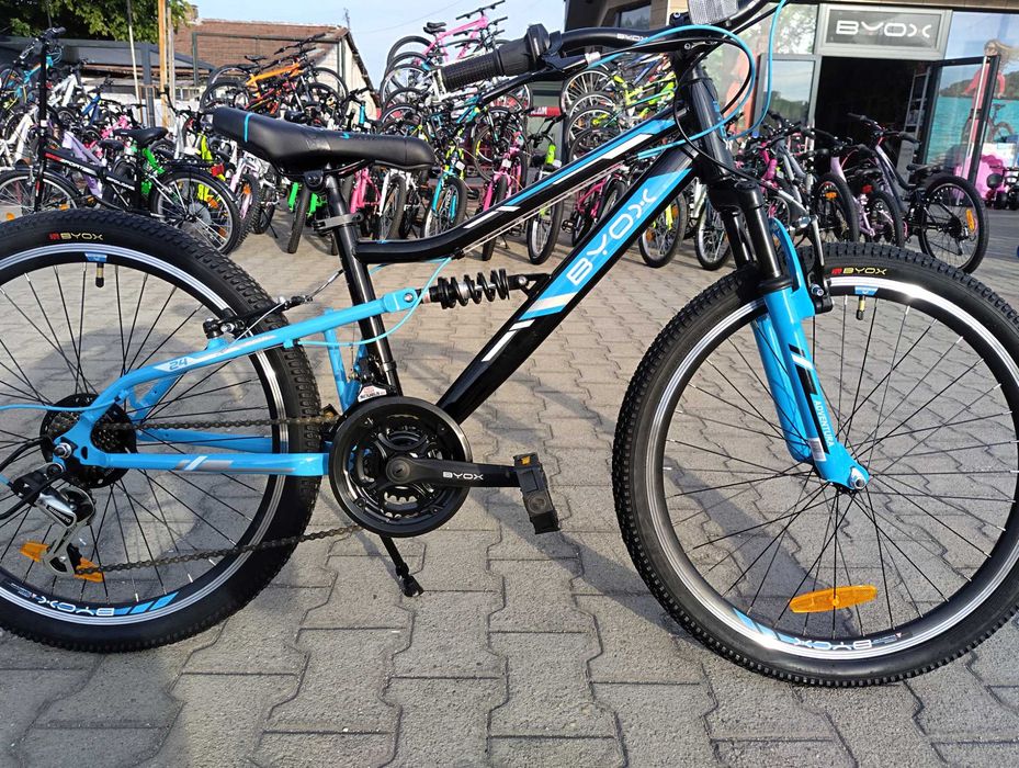 BYOX Велосипед 24" ADVENTURA син
