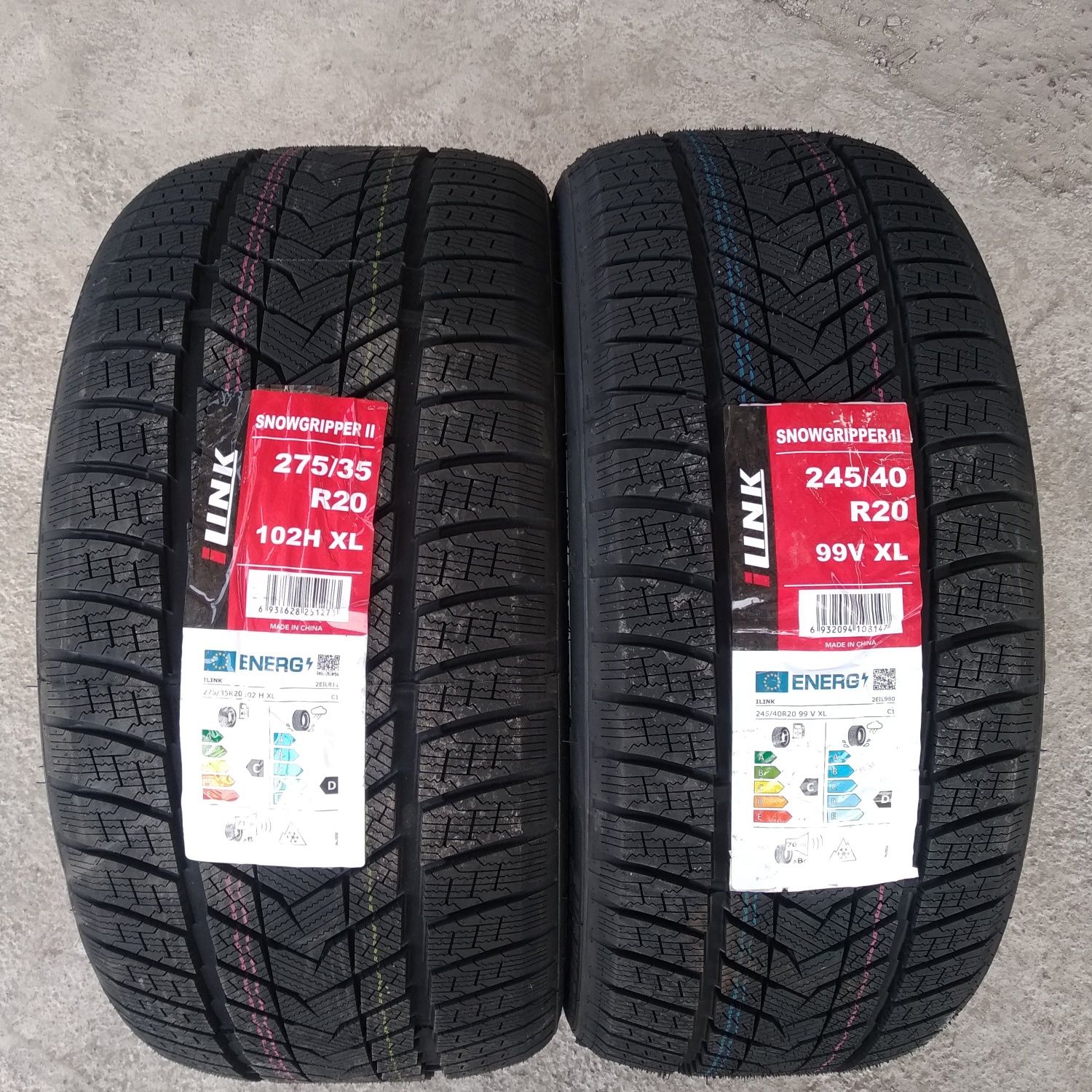 Разноширокий зимние автошины 245/40R20 - 275/35R20