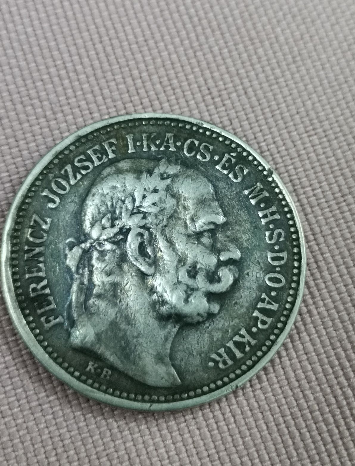 Monedă Argint 1 Korona 1915 Ungaria