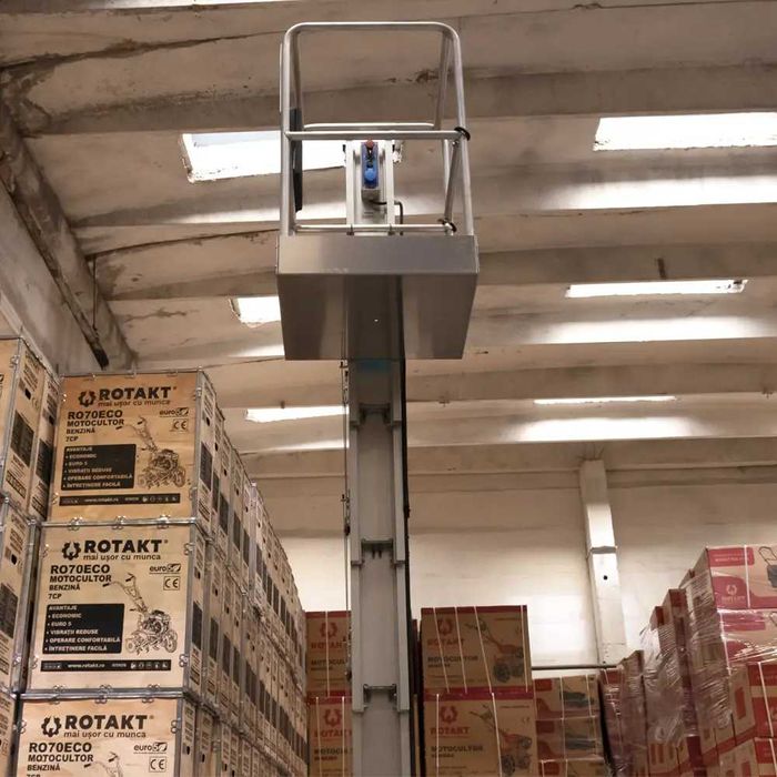 Nacelă electrică, înălțime de lucru 10m, fară propulsie