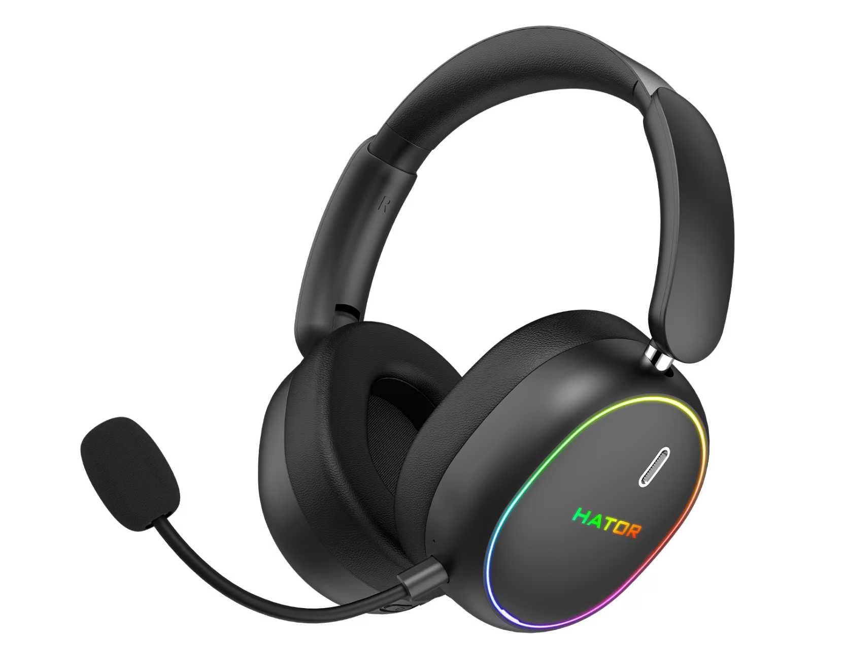 Casti gaming Hator Phoenix 2 Wireless RGB - noi la cutie