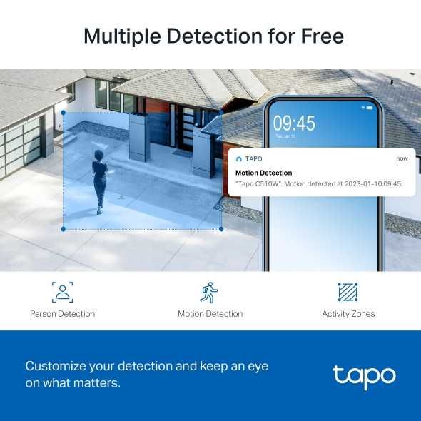 Умная наружная камера Tapo C510W +128gb BONUS