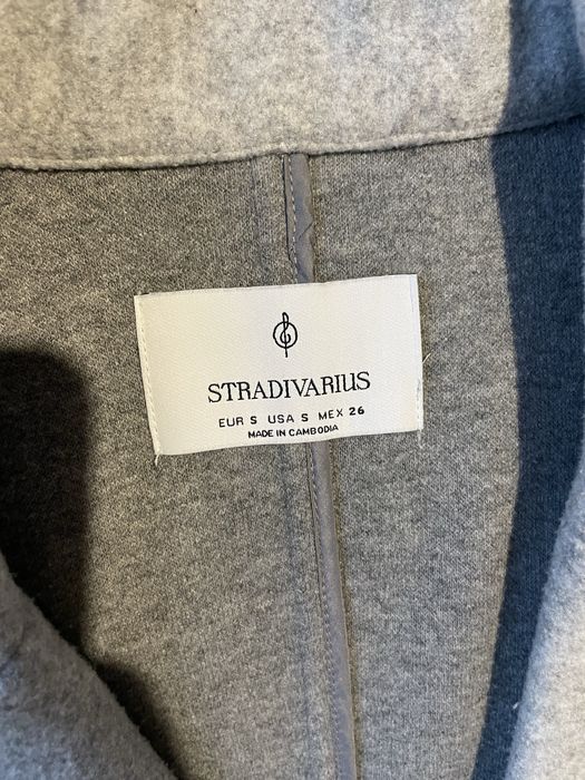 Palton Gri rece Stradivarius marimea S