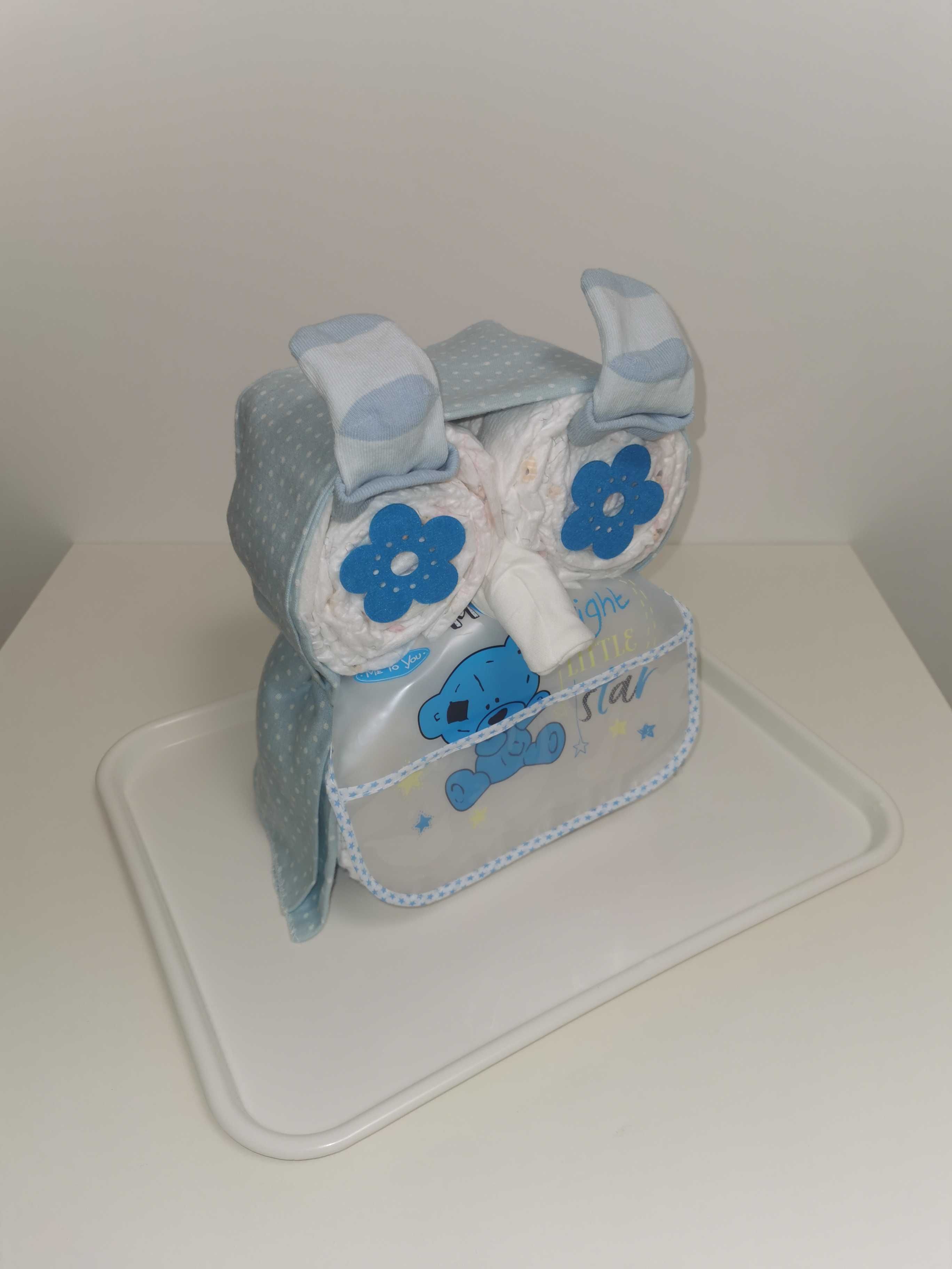 Bufnita albastra din scutece - Ofera un cadou special celor dragi!