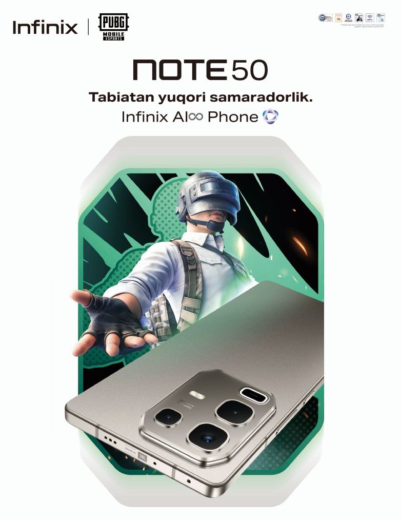 Infinix note 50 full komplekt