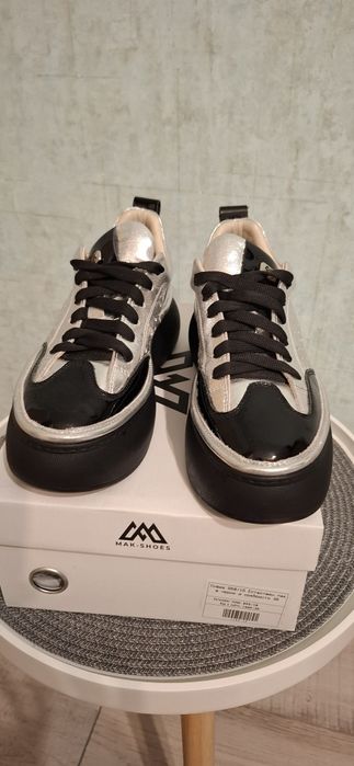 Дамски обувки естествена кожа/лак, номер 36