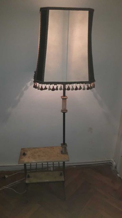 Veioza din bronz si onix