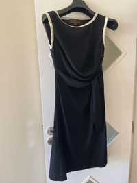 Новое чёрное красивое платье 100% шёлк