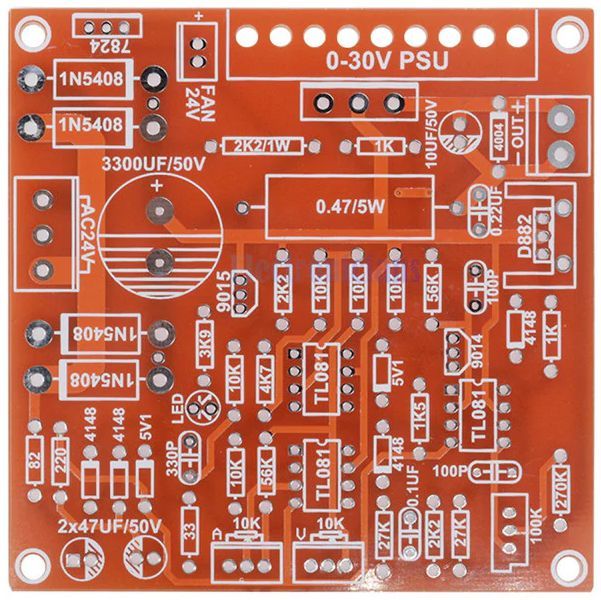 Kit sursa laborator stabilizata max 3A 30 V curent tensiune reglabile