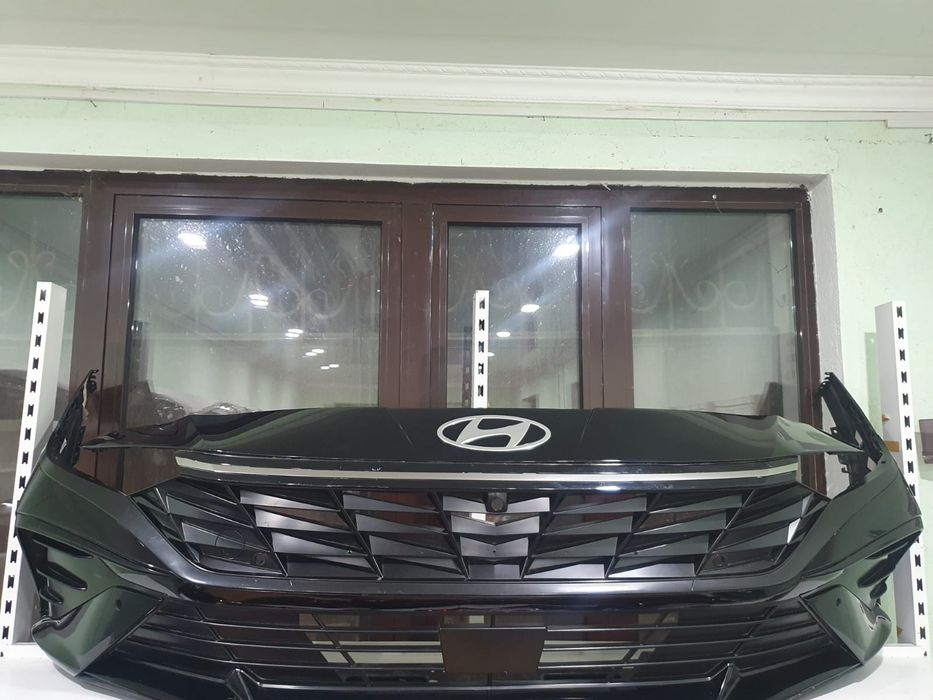 Бампера хундай елантра 2024 год в сборе состояние отличное