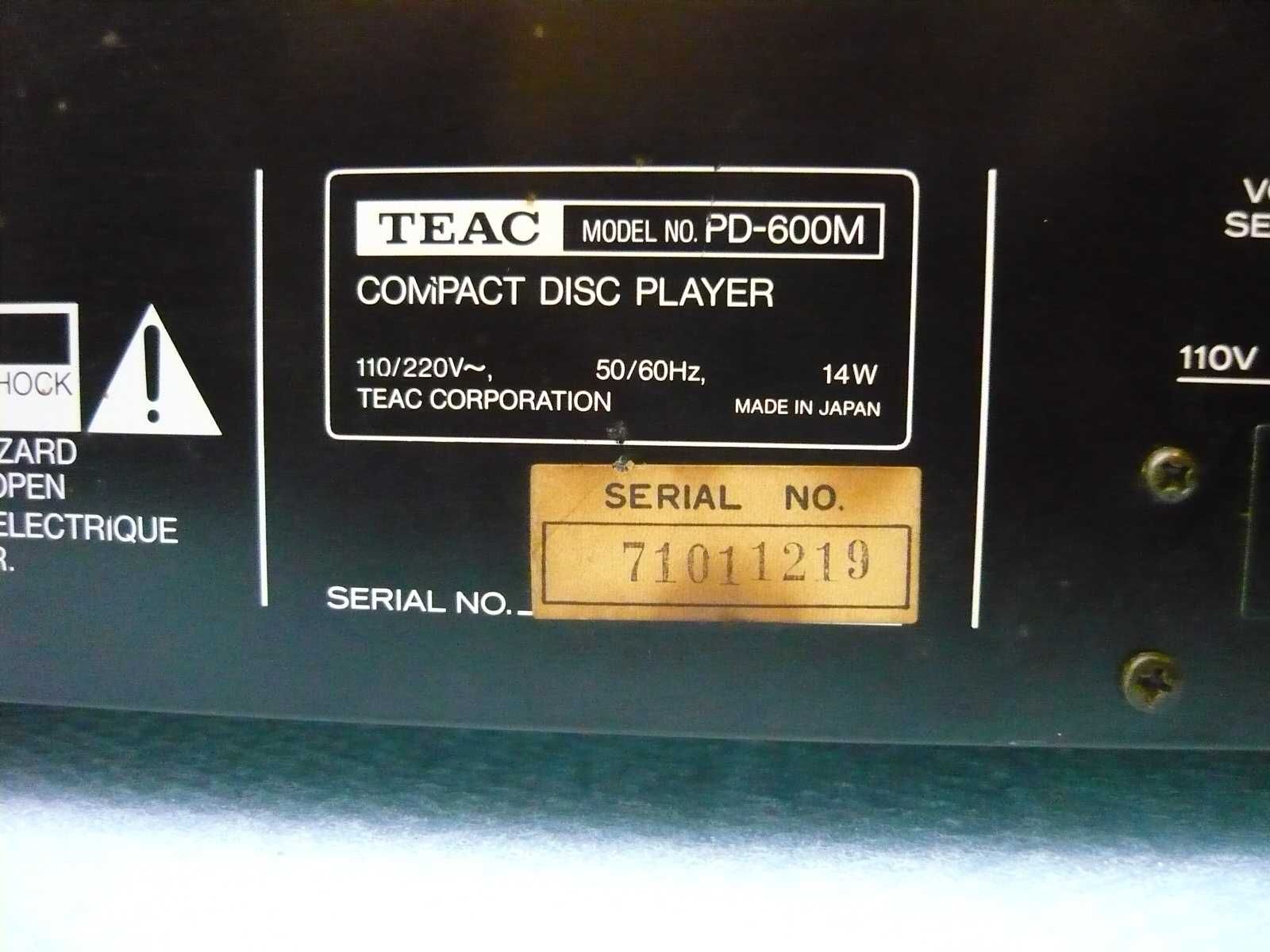 TEAC PD-600M - мулти CD-плеър