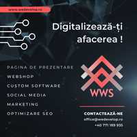 Website prezentare - Webshop - Promovari online - Marketing