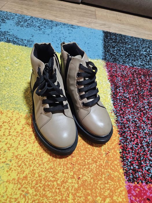 Ghete piele Luca di Gioia