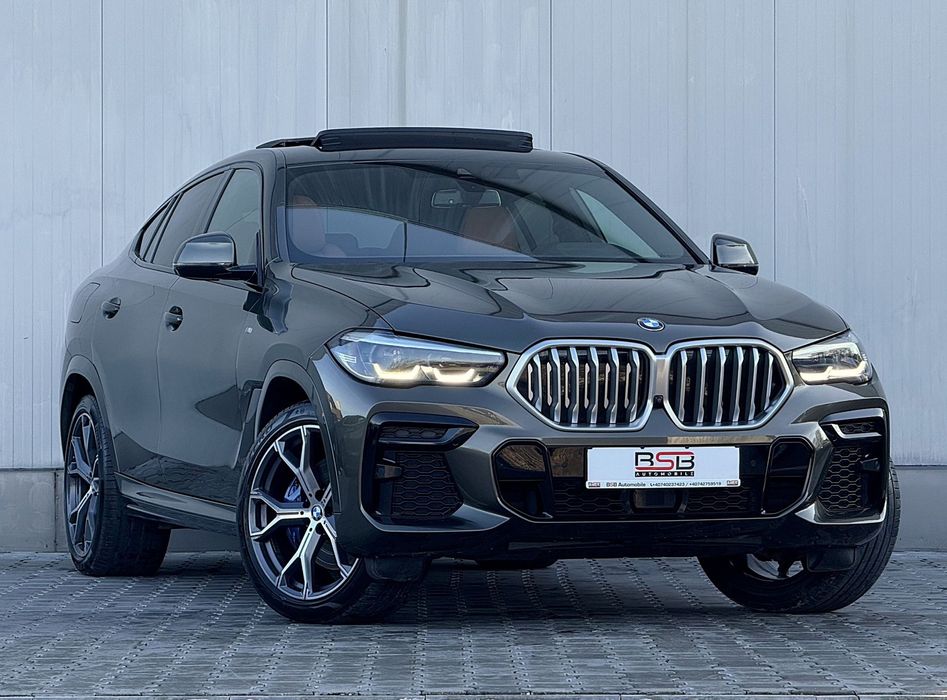BMW X6 MPAK 360 Distronic PANO iluminat
