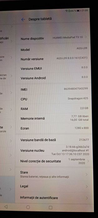 Tableta huawei mediapad T3 10