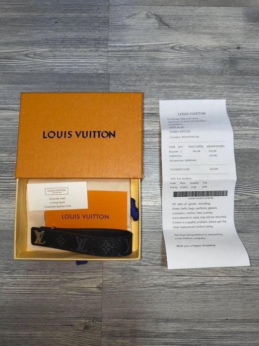 Кожена Гривна Louis Vuitton Slim