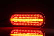 LED Стопове Габарити с бягащ Мигач, букса 12V-36V
