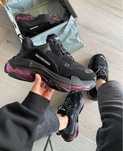 Balenciaga dama negru roz