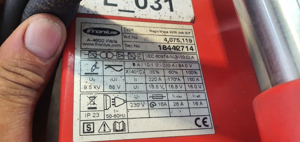 Aparat de sudura AC/DC Fronius etc.