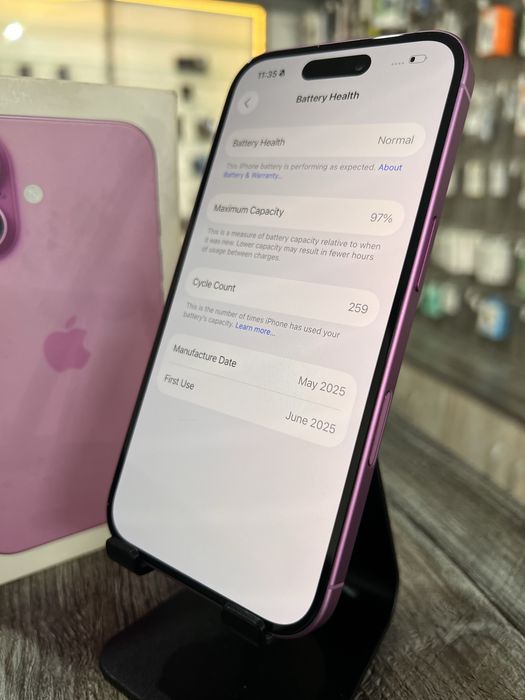 iPhone 16, Pink, 128GB