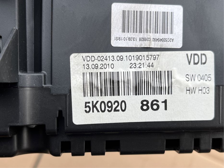 Ceasuri bord VW Golf VI 6 tsi / benzina