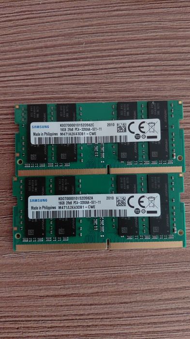 Memorie laptop DDR4 32Gb  2x16GB 3200 Samsung