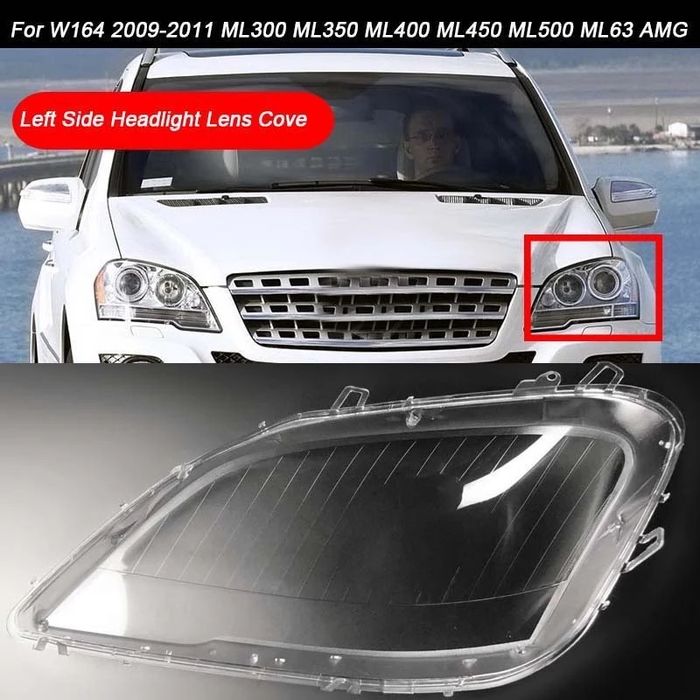 Set sticle faruri/sticla far stanga dreapta Mercedes Benz ML W164