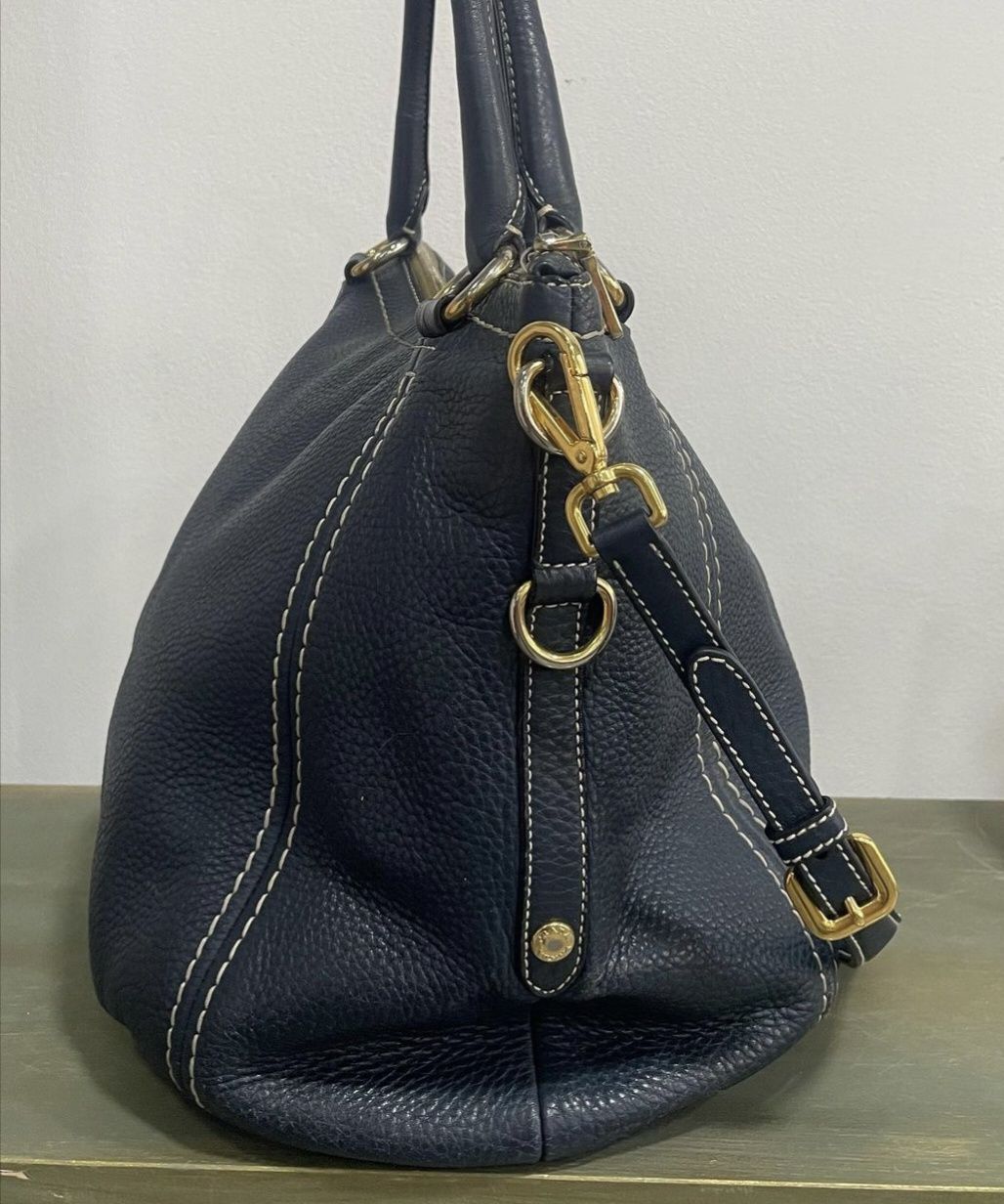 Кожаная сумка-хобо Prada Milano