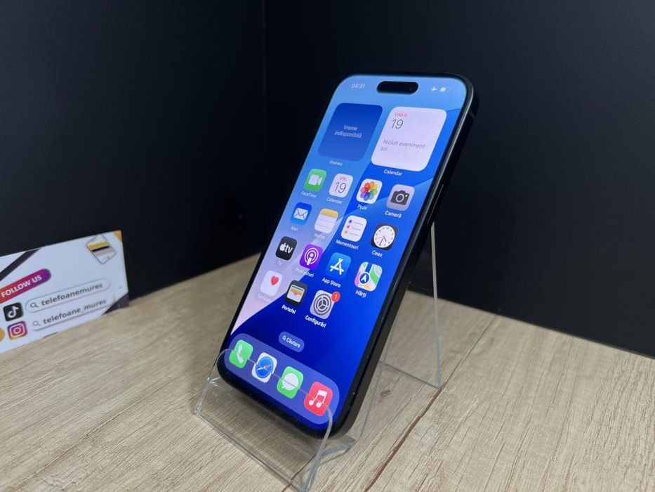 iPhone 15 128Gb Black 3 ani garanție, Telefoane Mureș