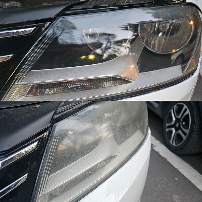 Reconditionare /Polish/Polimerizare faruri/Polish far motocicleta