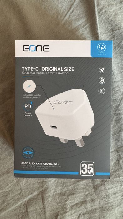 Stecher inteligent priza tip G la usb type-C incarcare fast charge