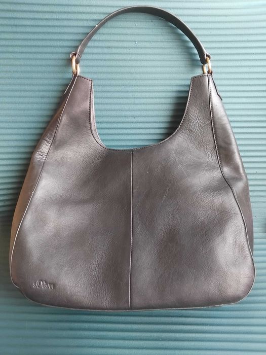 S. Oliver 100% оригинална дамска чанта - естествена кожа