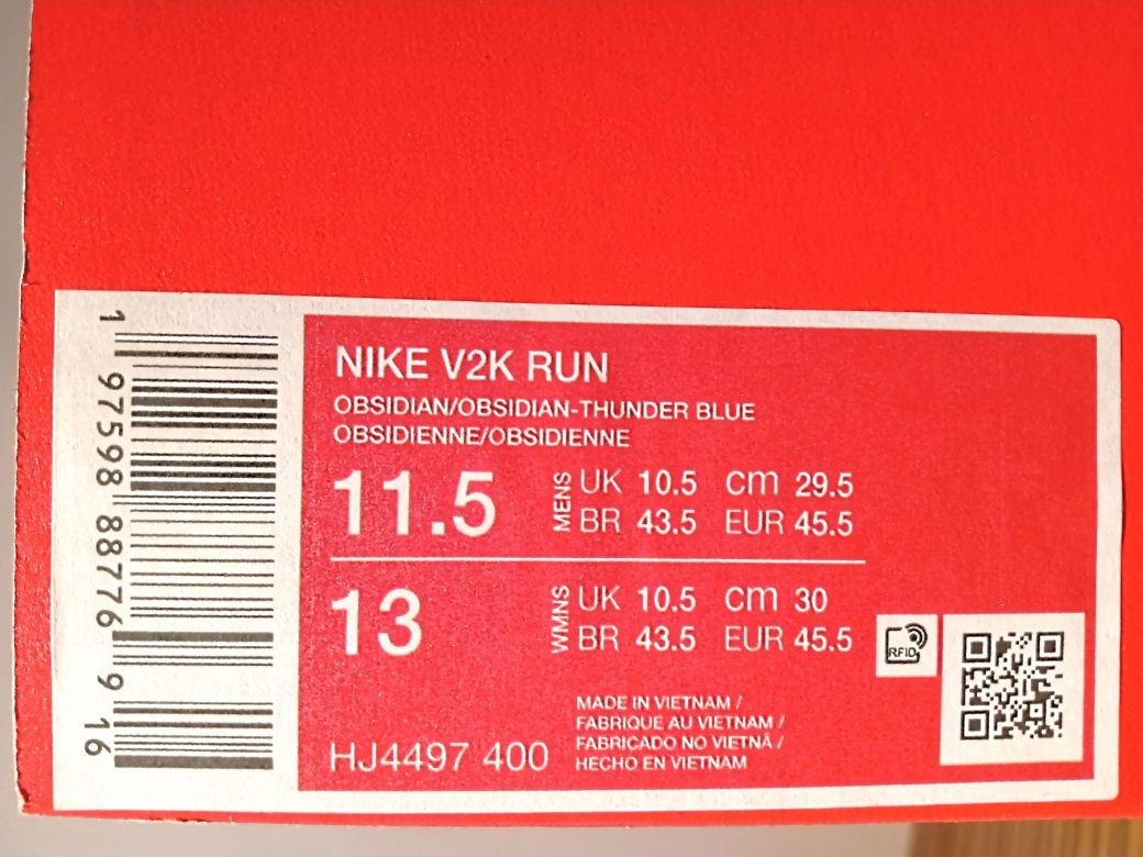 Nike V2K Run 45.5/29.5cm
