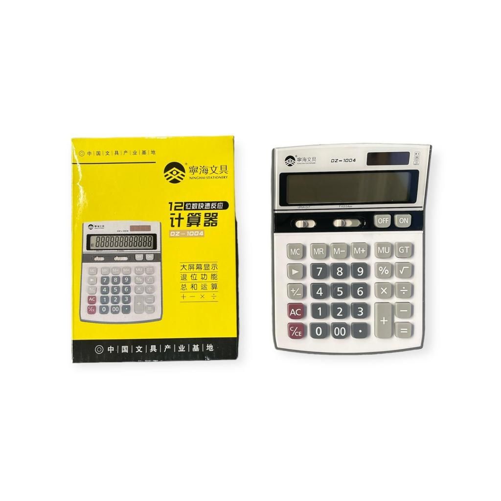 Calculator 12 digiți,  ecran Lcd inclinat 15x19 cm