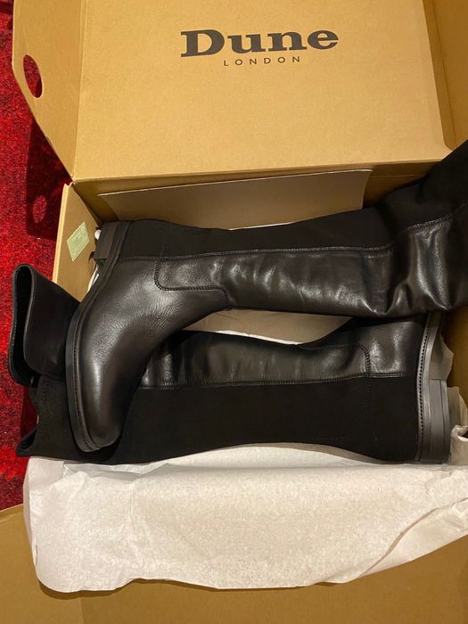 Cizme lungi Dune piele