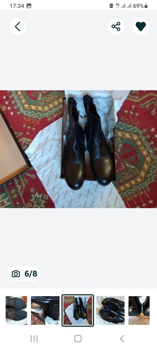 Мужские сапоги ручной работы из Италии.