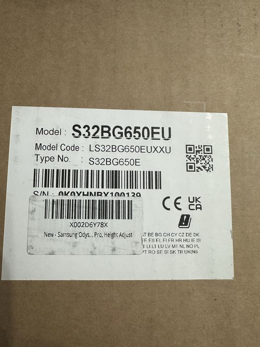 Monitor Gaming VA LED Samsung Odyssey G6 32"