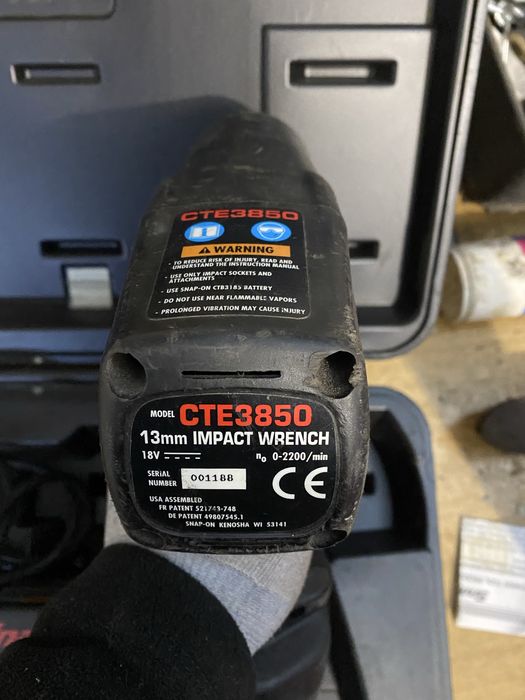Autofiletanta impact Snap On CTE3850