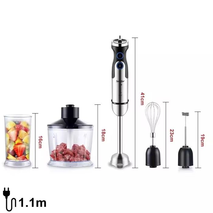 Доставка! Ручной блендер 5 в 1 Sonifer SF-8091S