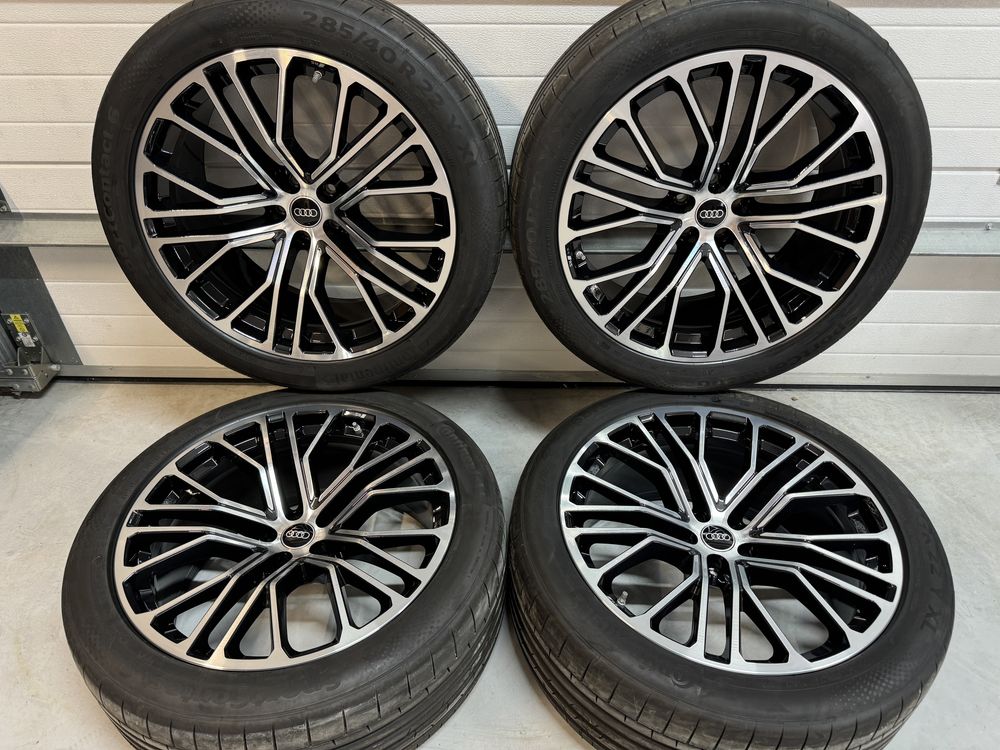 Jante originale Audi Sport R22 RS Q8 SQ7 SQ8 Facelift cu  vara noi