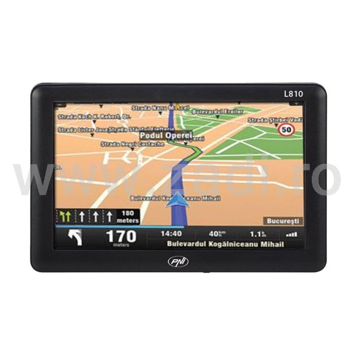 GPS cu ecran 7"-harti, program, camere radar actualizate-nou-garantie