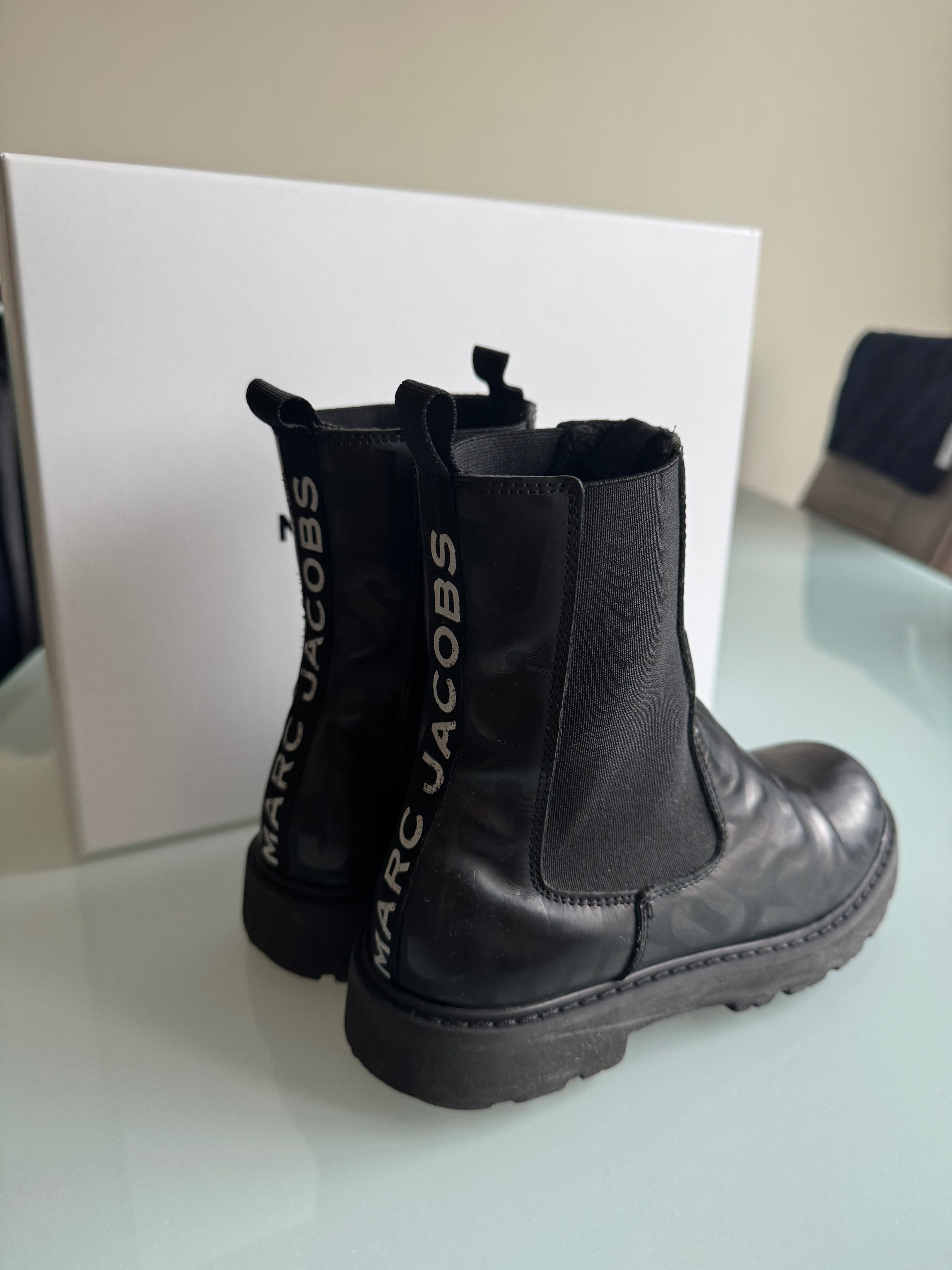 Детски кожени боти Marc Jacobs