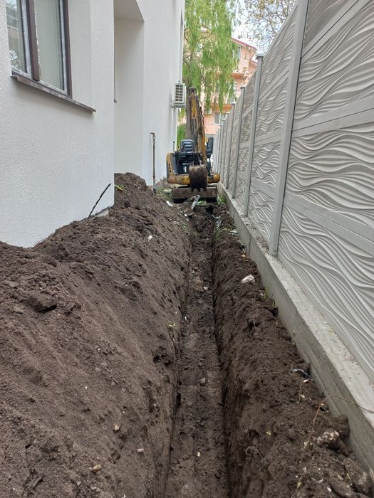 Buldoexcavator, mini excavator, foreza pamant,bobcat de inchiriat