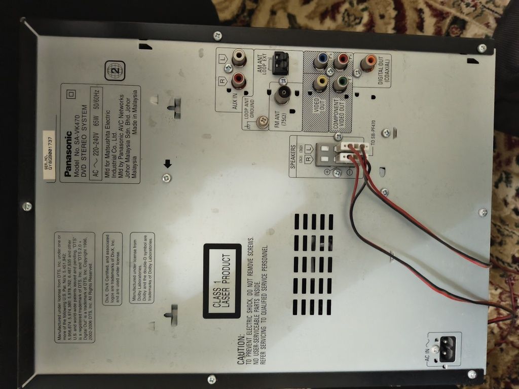 Panasonic Sa-VK470 stereo sotiladi